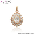 34022 xuping 18k gold plated fashion pendant designs for women